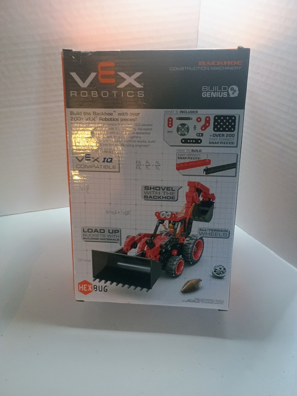 Hexbug VEX Robotics Red Backhoe Construction Kit - STEM Building Set - Picture 2 of 2
